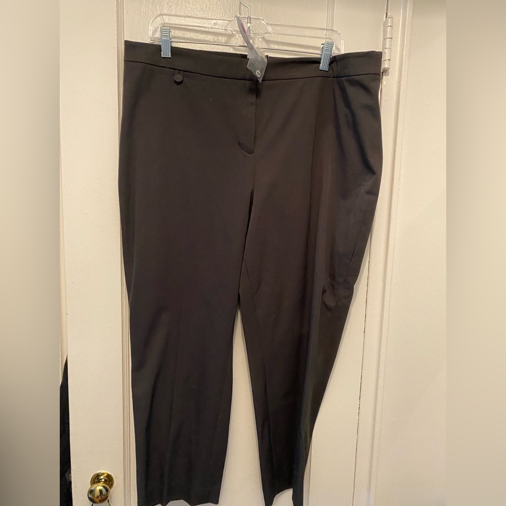 NWT 16 NIC+ZOE Charcoal Trousers